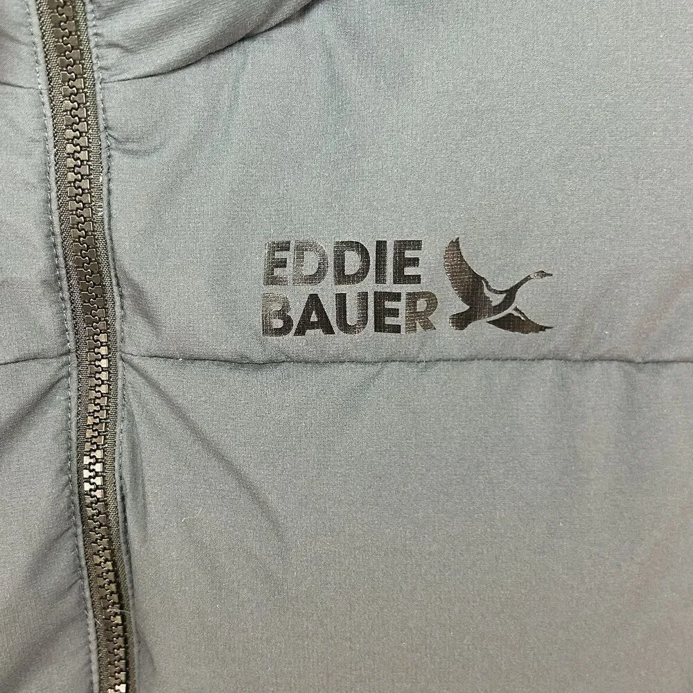 Eddie Bauer Mens Essential 550 Down Puffer Vest Blue Men's Size Medium